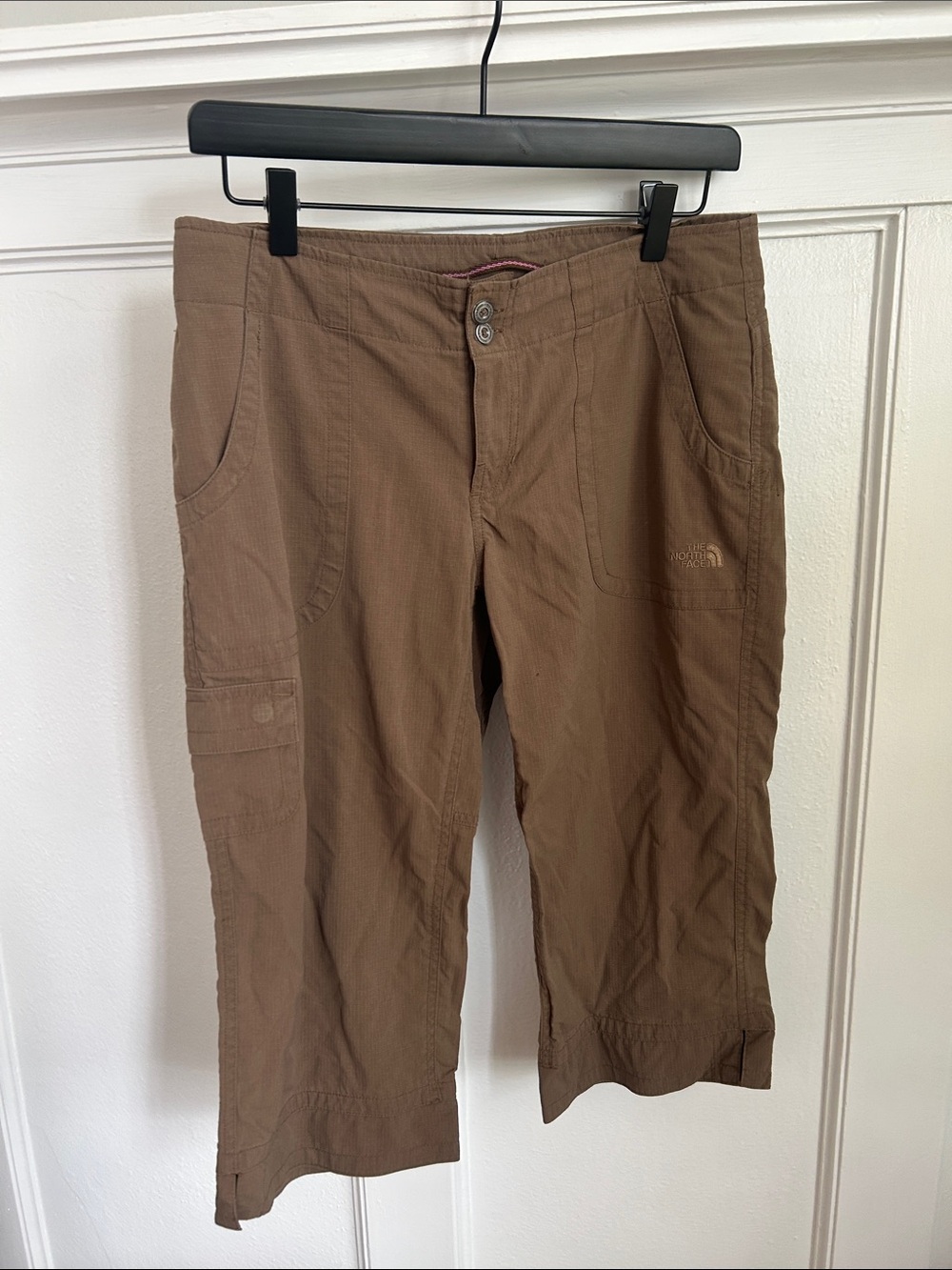 The North Face Brown Cropped Utility Cargo Capris